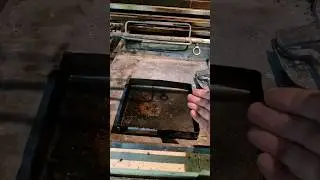 вертел без углей,жарим от костра
