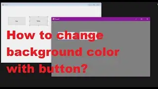 C# Form Apps Tutorial: Changing Background Color with Buttons 🎨🖲️
