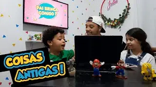 Crianças Reagindo as coisas dos anos 80 e 90 - Mostrei para meus Filhos coisas Antigas