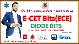 ECET bits on Electronic devices and circuits|| ECET Model bits for ECE branch||Diodes-2||