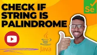 Check if string is Palindrome JAVA problem