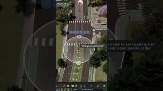 Best Cities Skylines Mods - Part 4 - Intersection Marking Tool In Cities Skylines 🔗 #Shorts