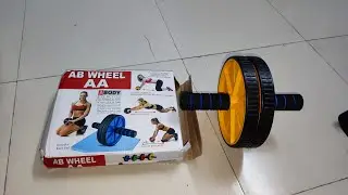Manogyam Abdominal Double Wheel AB Roller Gym for excercise Fitness Equipment Workout Ab Exerciser