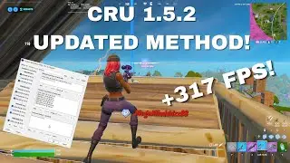 BEST Way to get Stretched Resolution for Fortnite Chapter 6! (*UPDATED CRU ZERO DELAY METHOD*)