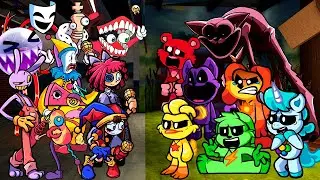 Smiling Critters VS The Amazing Digital Circus | Friday Night Funkin' Mod (Poppy Playtime Chapter 3)