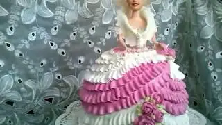 ТОРТИК КУКЛА БАРБИ