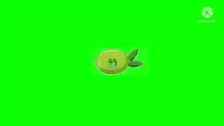 Green screen animation lemon/green screen animation vegetable