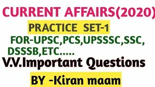 Current Affairs 2020-21