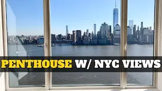 Touring Condos in Downtown Jersey City including a Penthouse with NYC Views!