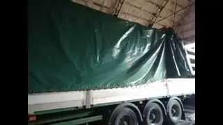 Сдвижная крыша на полуприцеп