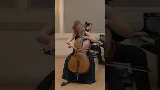 Irena Josifoska playing J.Klengel: Scherzo for Cello and Piano Op.6