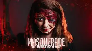 Tutorial | Masquerade Flesh Mask SFX Makeup Under 2 Minute!