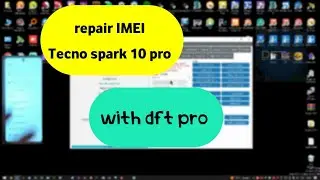 repair imei Tecno spark 10 pro || Kı7 with dft pro