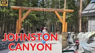 Banff National Park | Johnston Canyon | Alberta Canada 2024 #banff #walkingtour #canada