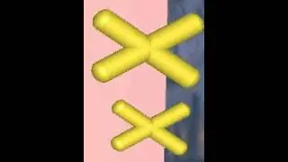 I found another glitch in Stack the States 2. The first strike looks smaller than the second strike.