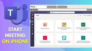 How to Start a Meeting on Microsoft Teams for iPhone | Easy Tutorial