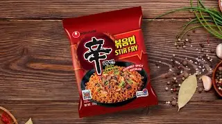 Nongshim Shin Ramyun stir fry noodles | How to cook Korean ramen perfectly корейская лапша 국수 🍜