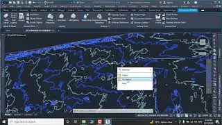 Creat Surface From Contoors in AutoCad Civil3d Part 6
