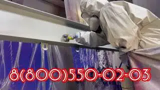 Пробный выкрас на предприятии. Тестирование ЛКМ 