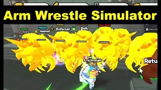 Arm Wrestle Simulator: I got into the final World 5 Dino World!