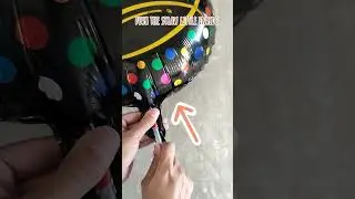 How to deflat/remove air from foil balloon🎈