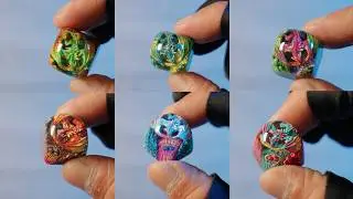 All Mystic Dragon V3 DOM Keycap Dwarf Factory