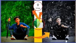 Snapseed- Just 3 steps Dark And Blue Effect edit easily 🔥 |Snapseed photo editing 2020
