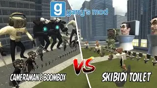 SKIBIDI TOILET G-MAN VS CAMERAMAN & BOOMBOXMAN, SIAPA YANG AKAN MENANG?! | Gmod #1