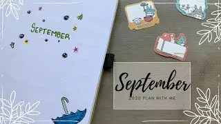 September 2020 Bujo Plan With Me: Studio Ghibli