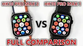 HK10 Pro Max 2 vs HK10 Pro Max 1 - FULL COMPARISON! Best Sport SmartWatch 2025! ASMR