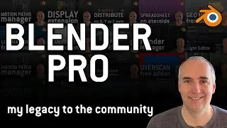 Blender Pro, a series of extensions to enhance productivity in Blender