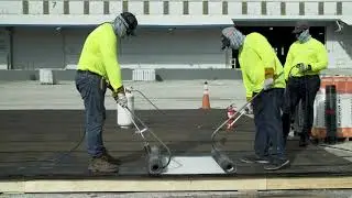 Low-Slope Roof Standard APP Mod Bit Membrane Field Installation