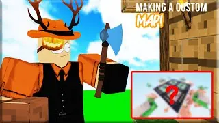Making a CUSTOM MAP in Bedwars! | Roblox