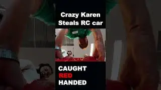 Woman Steals fpv Rc car 