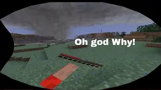 (VR)Minecraft Tornado Adventures