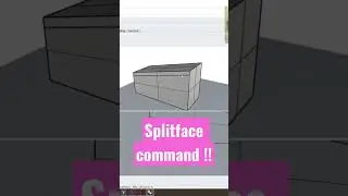 SplitFace Command! Rhino