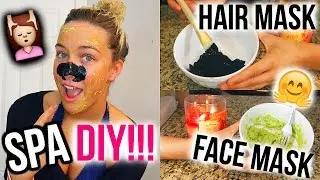 DIY Spa Day 2017!! HAIR MASK, PORE STRIP, FACE MASK!!