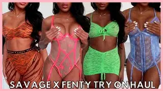 SAVAGE X FENTY TRY ON HAUL | RIHANNA'S NEW LINGERIE ARRIVALS