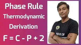 Phase Rule: Thermodynamic Derivation of Phase Rule for Nonreactive and Reactive System