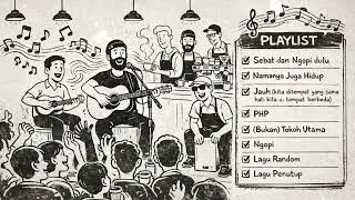 Playlist Kedai Kopi | Skenario Penyanyi Di Kedai Kopi