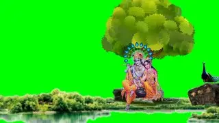 Lord Krishna and Radha Greenscreen,Radhe Krishna green screen effect,