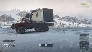 Snowrunner Lake Kovd(Cabin Fever)Deliver to the North Camp,Container From The South&East Camp Part,2