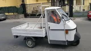 Piaggio Ape 50cc Flat Out!! with Max Acceleration and Top Speed!! Pompeii 2022  🚚💨🇮🇹 ❤️