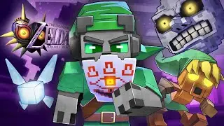 Jugué Zelda Majoras Mask en Minecraft!!