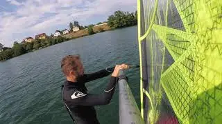Windfoiling in Basel