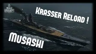 Let's Play World of Warships | Musashi | Krasser Reload! [ Gameplay - German - Deutsch ]