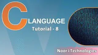 C Language Lecture No - 8
