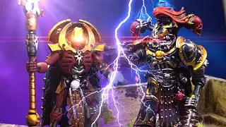 NECRONS VS BLACK LEGION CHAOS SPACE MARINES 2000 points Warhammer 40k 9th Edition Battle report! New