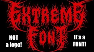 Extreme Font #MetalLogoFont #MetalLogoGenerator #ExtremeMetalFont #DeathMetalLogo #BlackMetalLogo