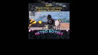 🇺🇿 METRO ROYALE 🔥Do'stlar komentda otvet kutib qolaman ❤️ #metroroyale #pubgmobile #пабг #shorts